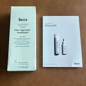 Hers 5% Topical minoxidil hair foam 2oz can